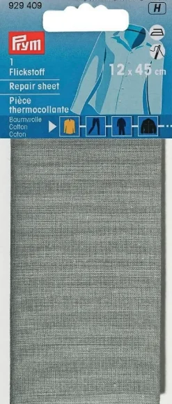 Prym Käsityötarvikkeet>Korjauspaikka Silitettava 12X45Cm Harmaa