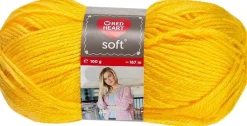 Red Heart Käsityötarvikkeet>Prym Neulelanka Soft Akryyli 100G Keltainen