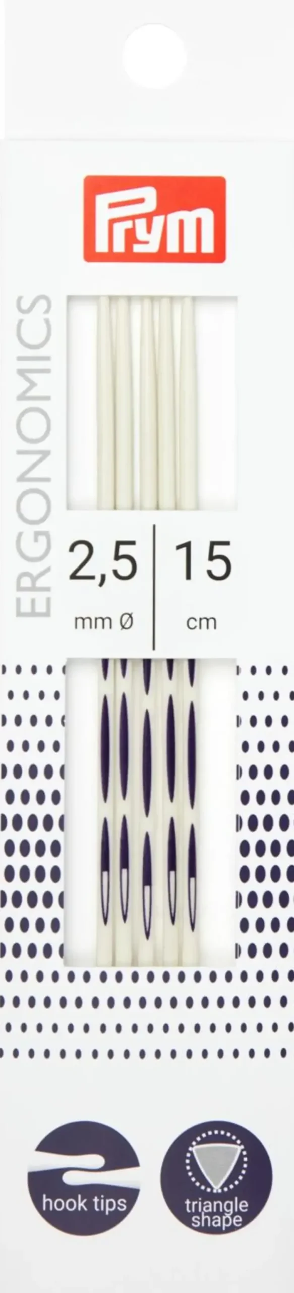 Prym Käsityötarvikkeet>Sukkapuikko Ergo 15Cm - 2,5 Mm