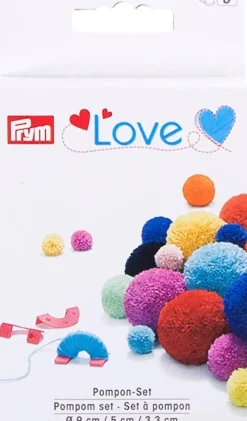 Prym Käsityötarvikkeet>Tupsuntekosetti 3Kpl 3,3Cm, 5Cm Ja 9Cm