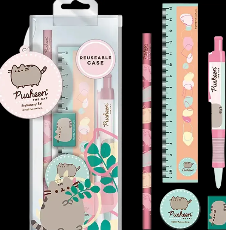 Pusheen Toimistotarvikkeet>Kirjoitussetti 5 Os.