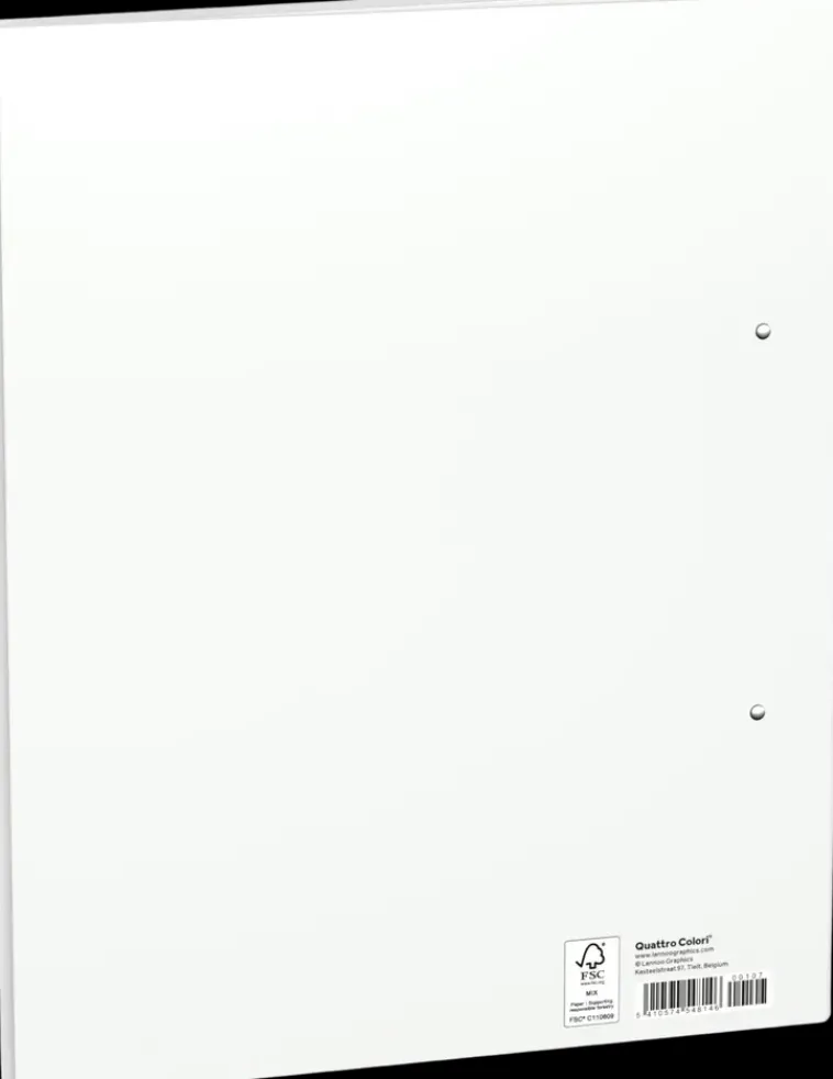 Quattro Color Paperitarvikkeet>Rengaskansio A4 Valkoinen