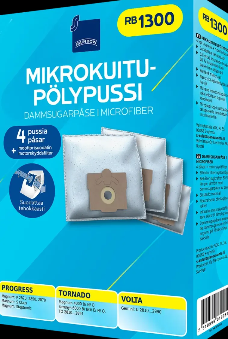 Rainbow Imurit Ja Tarvikkeet<Polypussi Rb1300 4Kpl + Moottorisuodatin