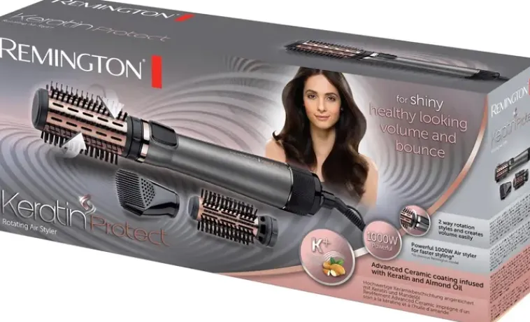 Remington Hiustenhoito<Pyoriva Ilmakiharrin Keratin Protect As8810