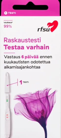 RFSU Muut Kauneuden- Ja Terveydenhoitolaitteet<Raskaustestikyna 1Kpl