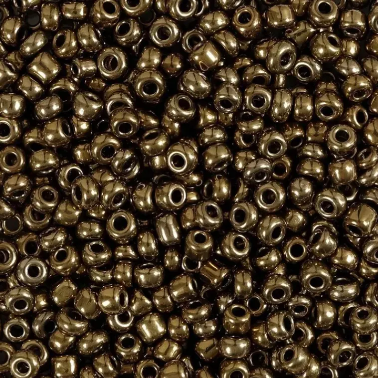 Ei merkkiä Askartelutarvikkeet<Rocaille-Siemenhelmet, Pronssi, Halk. 3 Mm, Koko 8/0 , Aukon Koko 0,6-1,0 Mm, 25 G/ 1 Pkk