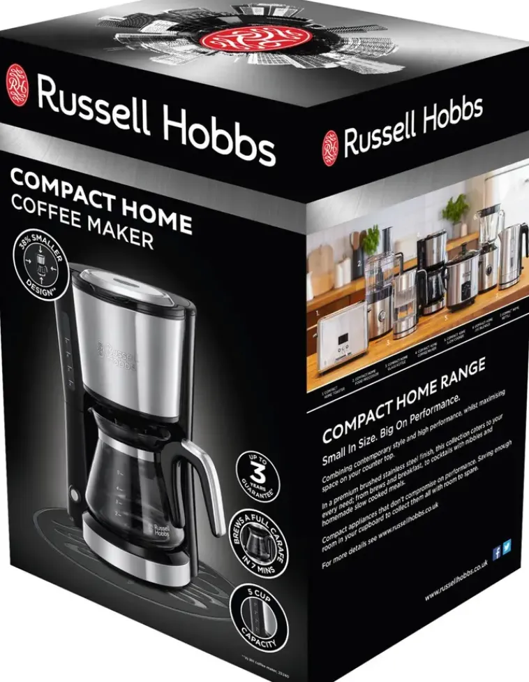 Russell Hobbs Kahvi Ja Tee<Compact Home Kahvinkeitin