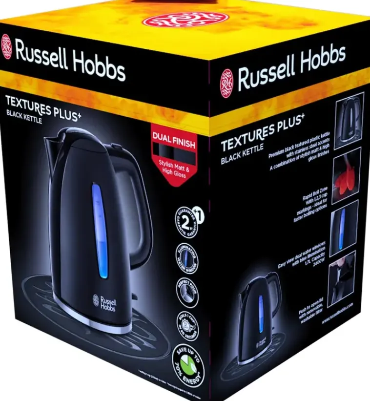 Russell Hobbs Kahvi Ja Tee<Textures Plus Vedenkeitin