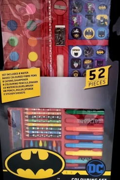 Ei merkkiä Askartelutarvikkeet<Ryhma Hau/Batman/My Little Pony 52 Os. Taidesalkkulajitelma, Sis. 8 Tussia, 8 Varikynaa, 8 Varivahaliitua, 10 Vesivarinappia, Sivellin, Teroitin, Pyyhekumi, Sieni, Hb Lyijykyna, Viivain, 2Tarra-Arkkia