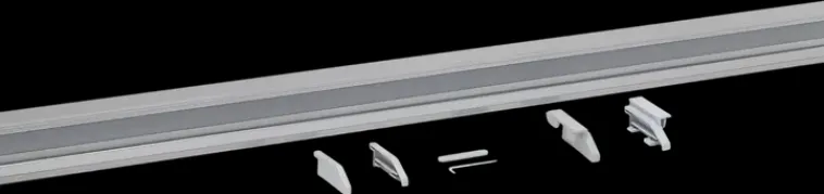 Elfa Säilytyskalusteet<Sailytyskisko 870 Mm Platina