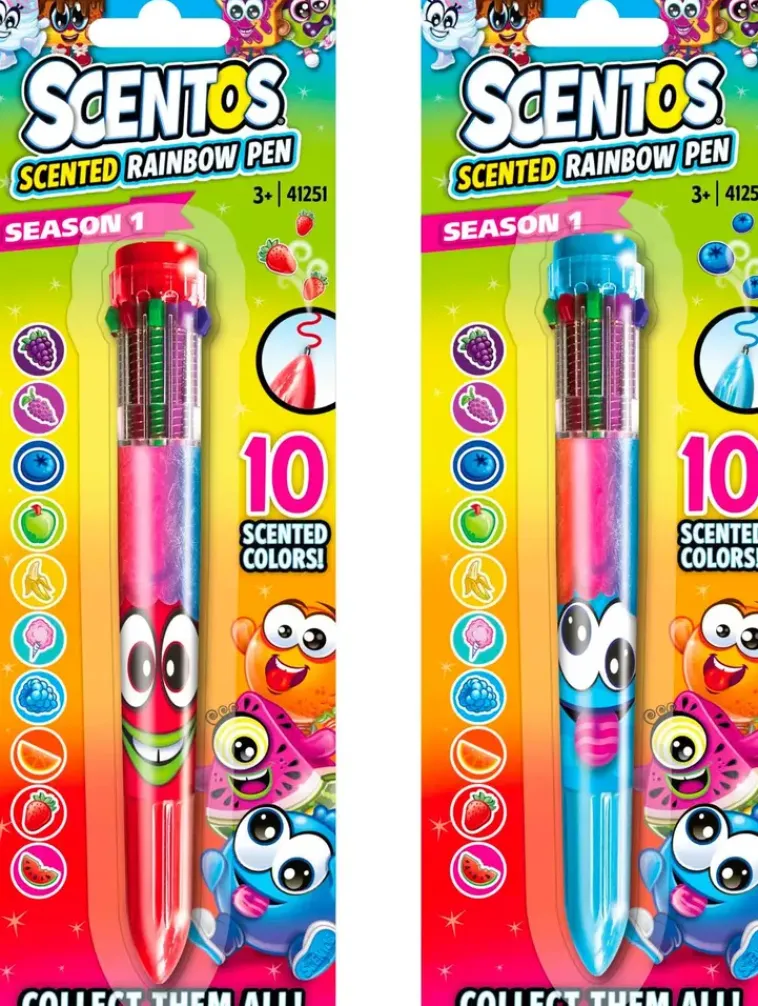 Scentos Toimistotarvikkeet>Tuoksuva Sateenkaari 10-Kyna, 3 Eril.Lajit