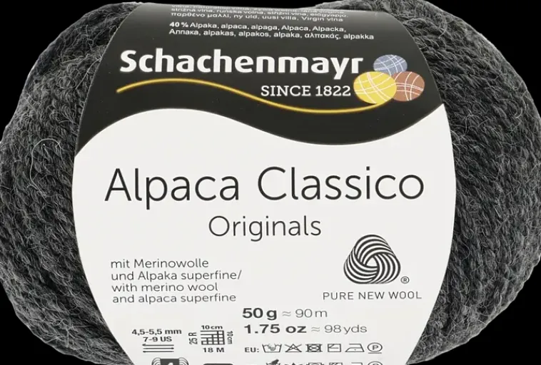 Schachenmayr Käsityötarvikkeet>Neulelanka Alpaca Classico 50G Harmaa