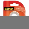 3M Toimistotarvikkeet>Scotch Crystal -Teippi, Tayttopakkaus, 2 Rullaa, 12 Mm X 10 M