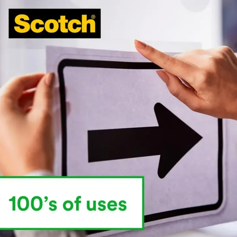 3M Toimistotarvikkeet>Scotch® Magic Invisible -Teippi, 19 Mm X 15 M + Kateen Sopiva Katkaisulaite