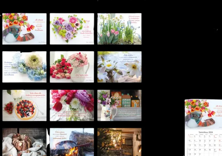 Karto Kalenterit>Seinakalenteri Ilona Pietilainen 2024