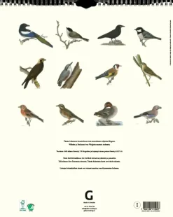 Art Collection Kalenterit>Seinakalenteri Linnut Von Wright 2024