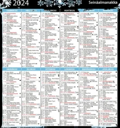 Ajasto Kalenterit>Seinakalenteri Seinaalmanakka/Vaggalmanackan