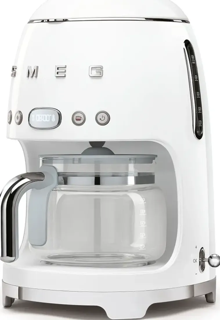 Smeg Kahvi Ja Tee<Dcf02Wheu Kahvinkeitin Valkoinen