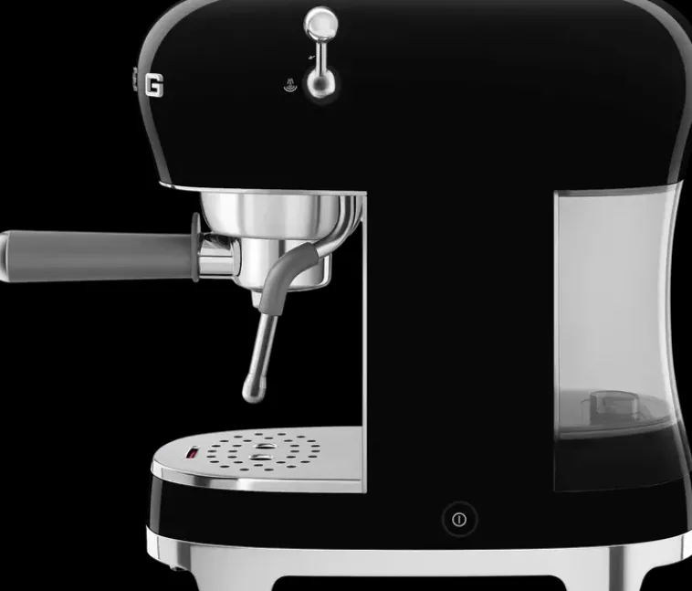 Smeg Kahvi Ja Tee<Ecf02Bleu Espressokeitin, Musta