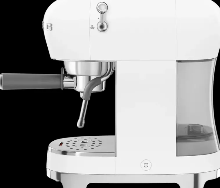 Smeg Kahvi Ja Tee<Ecf02Wheu Espressokeitin, Valkoinen