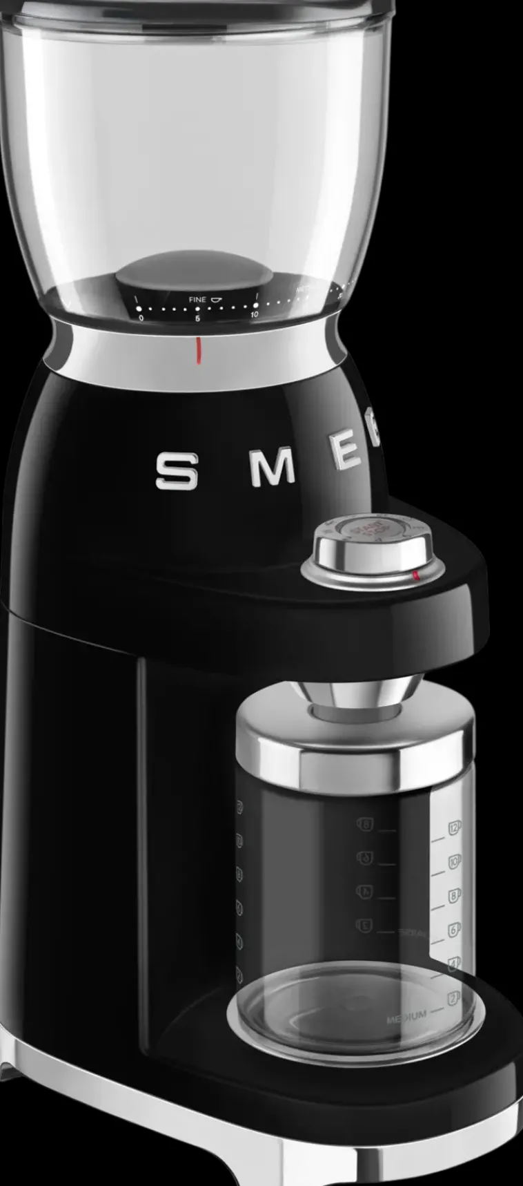 Smeg Kahvi Ja Tee<Kahvimylly Musta Cgf01Bleu