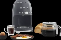 Smeg Kahvi Ja Tee<Kahvinkeitin Dcf02Greu 1,4 Litraa, Harmaa