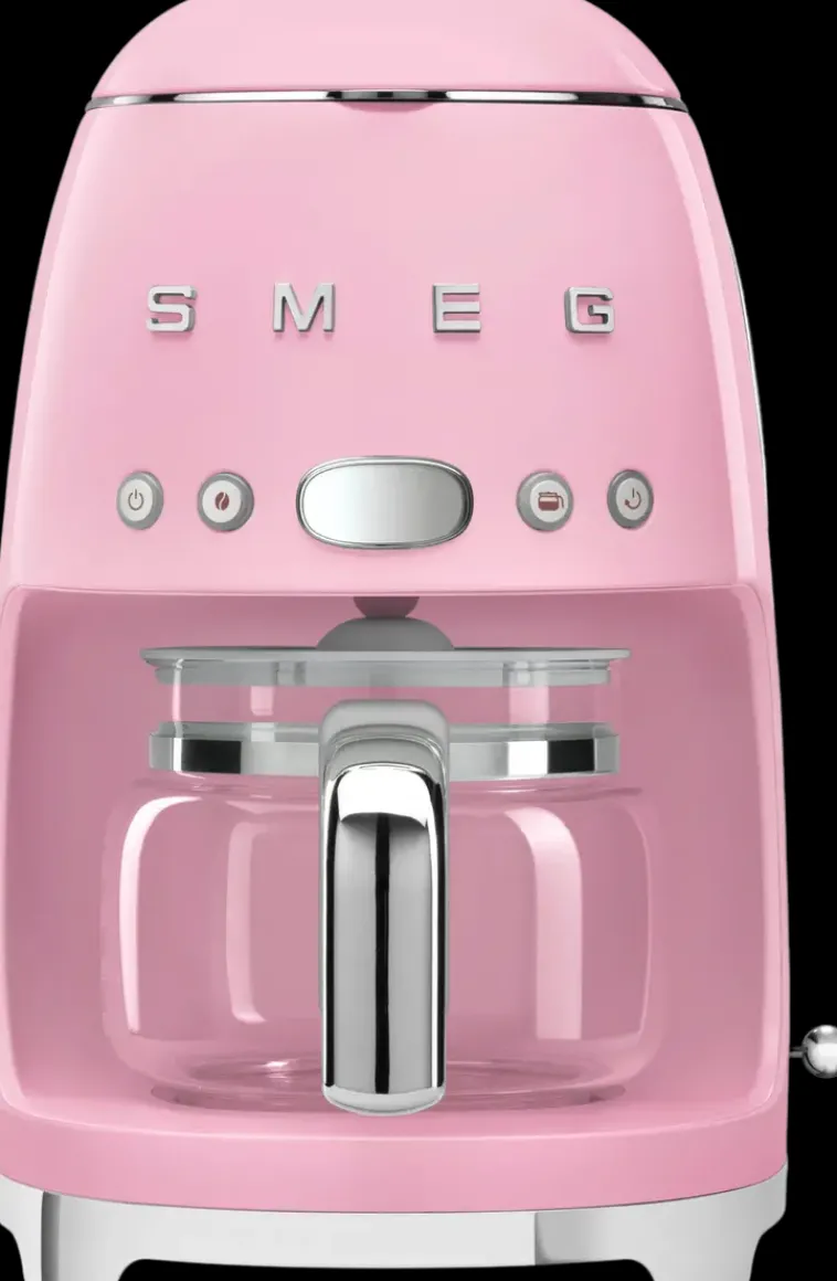 Smeg Kahvi Ja Tee<Kahvinkeitin Dcf02Pkeu 1,4 Litraa, Hvaaleanpunainen