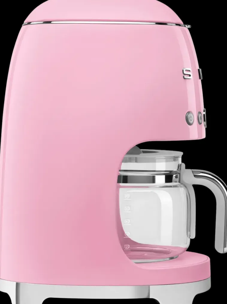 Smeg Kahvi Ja Tee<Kahvinkeitin Dcf02Pkeu 1,4 Litraa, Hvaaleanpunainen