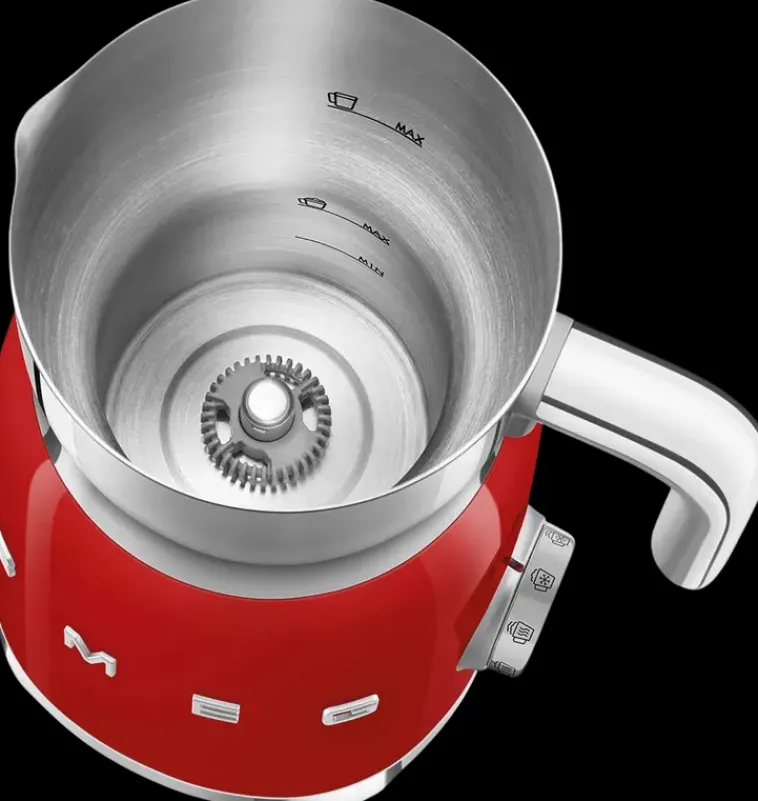 Smeg Ruoanvalmistuskoneet<Maidonvaahdotin Punainen Mff01Rdeu