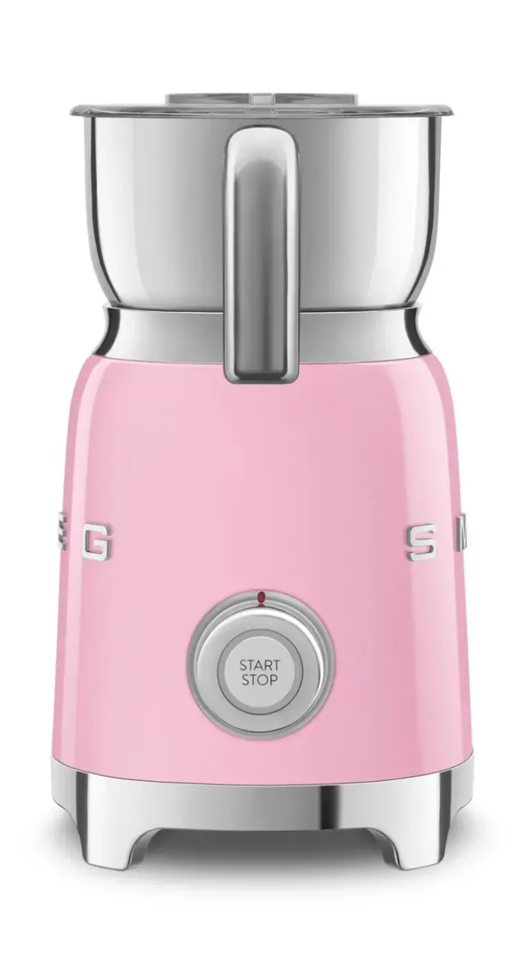 Smeg Ruoanvalmistuskoneet<Maidonvaahdotin Vaaleanpunainen Mff01Pkeu