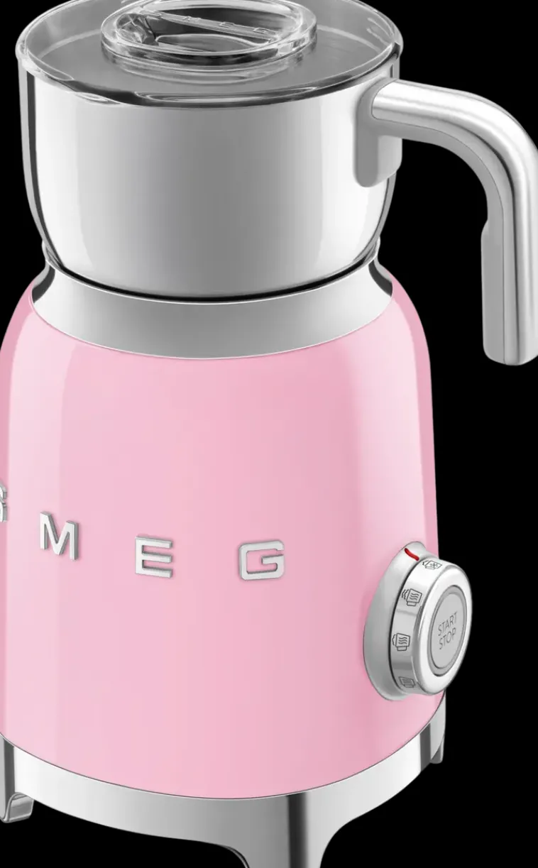 Smeg Ruoanvalmistuskoneet<Maidonvaahdotin Vaaleanpunainen Mff01Pkeu