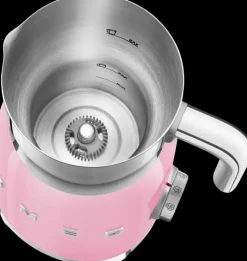Smeg Ruoanvalmistuskoneet<Maidonvaahdotin Vaaleanpunainen Mff01Pkeu