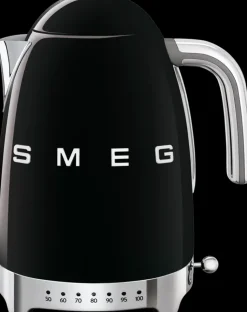 Smeg Kahvi Ja Tee<Musta Vedenkeitin Lampotilansaadolla Klf04Bleu