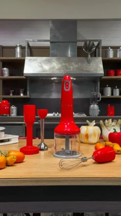 Smeg Ruoanvalmistuskoneet<Sauvasekoitinsetti, Punainen