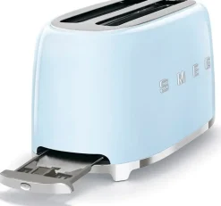 Smeg Kypsentäminen<Tsf02Pbeu 4-Viipaleen Leivanpaahdin Pastellinsininen