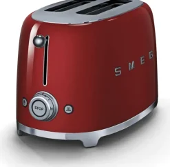 Smeg Kypsentäminen<Tsf01Rdeu 2-Viipaleen Leivanpaahdin Punainen
