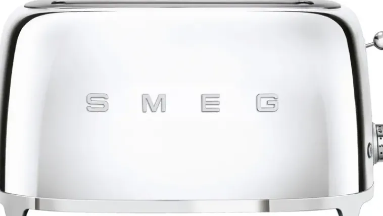 Smeg Kypsentäminen<Tsf02Sseu 4-Viipaleen Leivanpaahdin Kiillotettu Teras