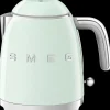 Smeg Kahvi Ja Tee<Vedenkeitin Klf05Pgeu 0,8 Litraa, Vaaleanvihrea