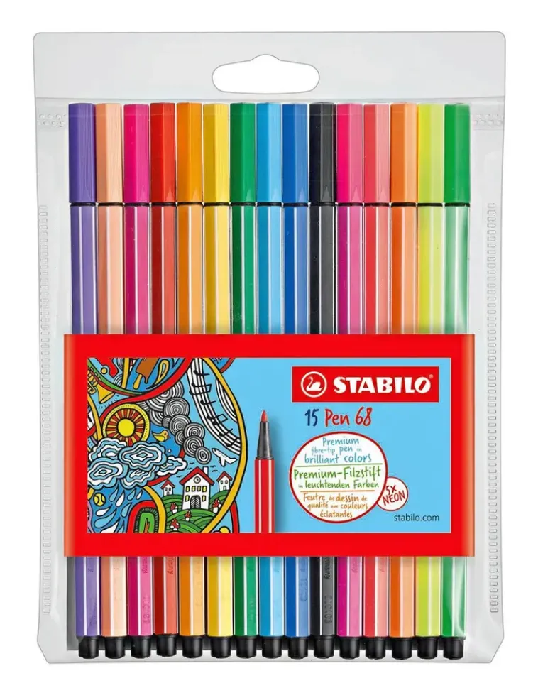 STABILO Toimistotarvikkeet>Tussikynapakkaus Pen 68 15 Varia