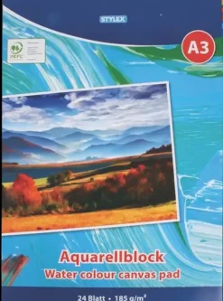 Stylex Askartelutarvikkeet<Akvarellilehtio A3