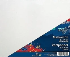 Stylex Askartelutarvikkeet<Maalauspohja Canvas 3Mm 24X30Cm