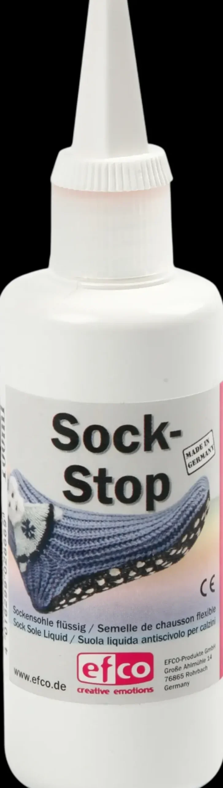 Efco Käsityötarvikkeet>Sukka-Stoppi Liukuesteneste 100Ml, Luonnonvalkoinen