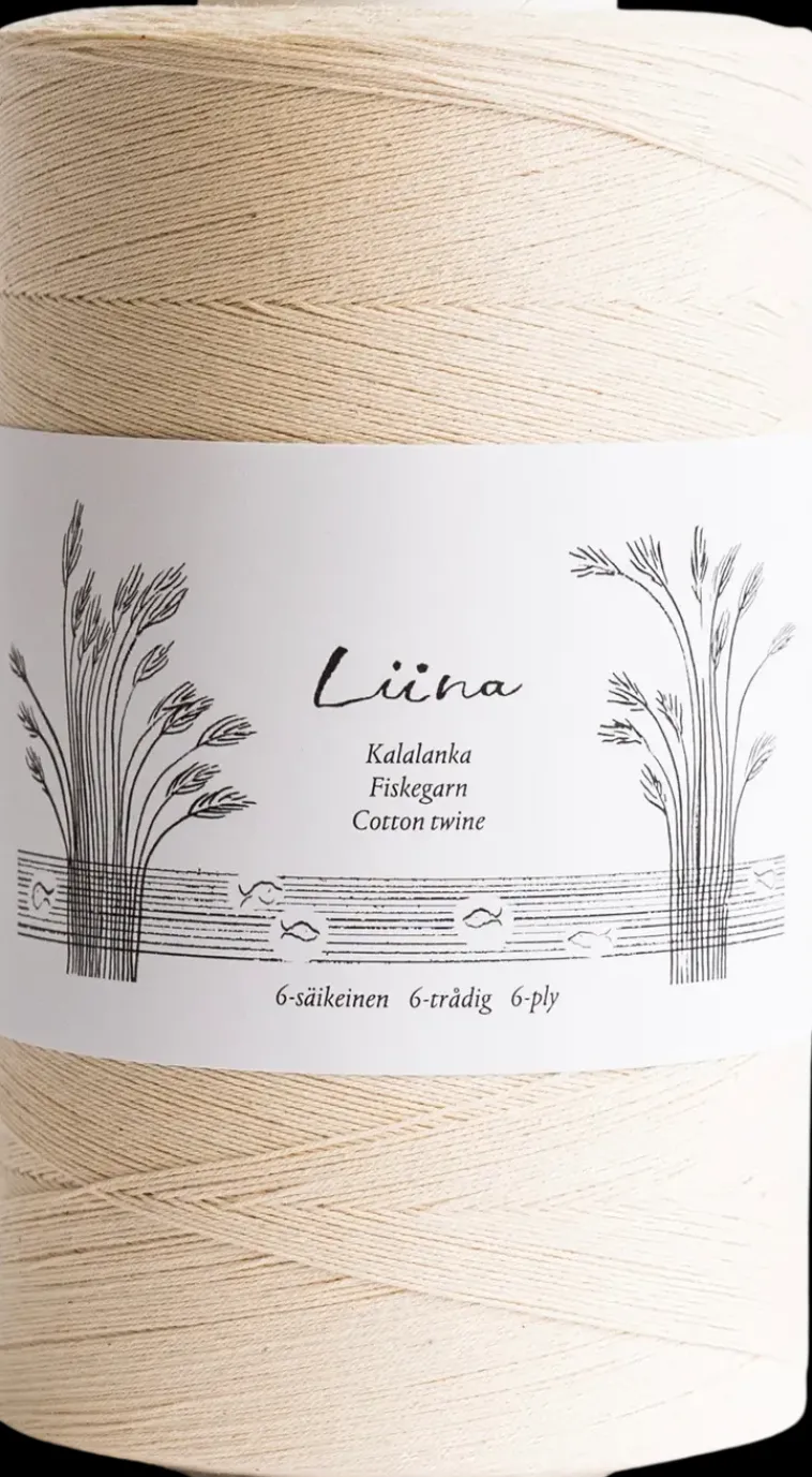 Suomen Lanka Käsityötarvikkeet>Liina Kalalanka 6-Saikeinen 500G Luonnonvalkoinen