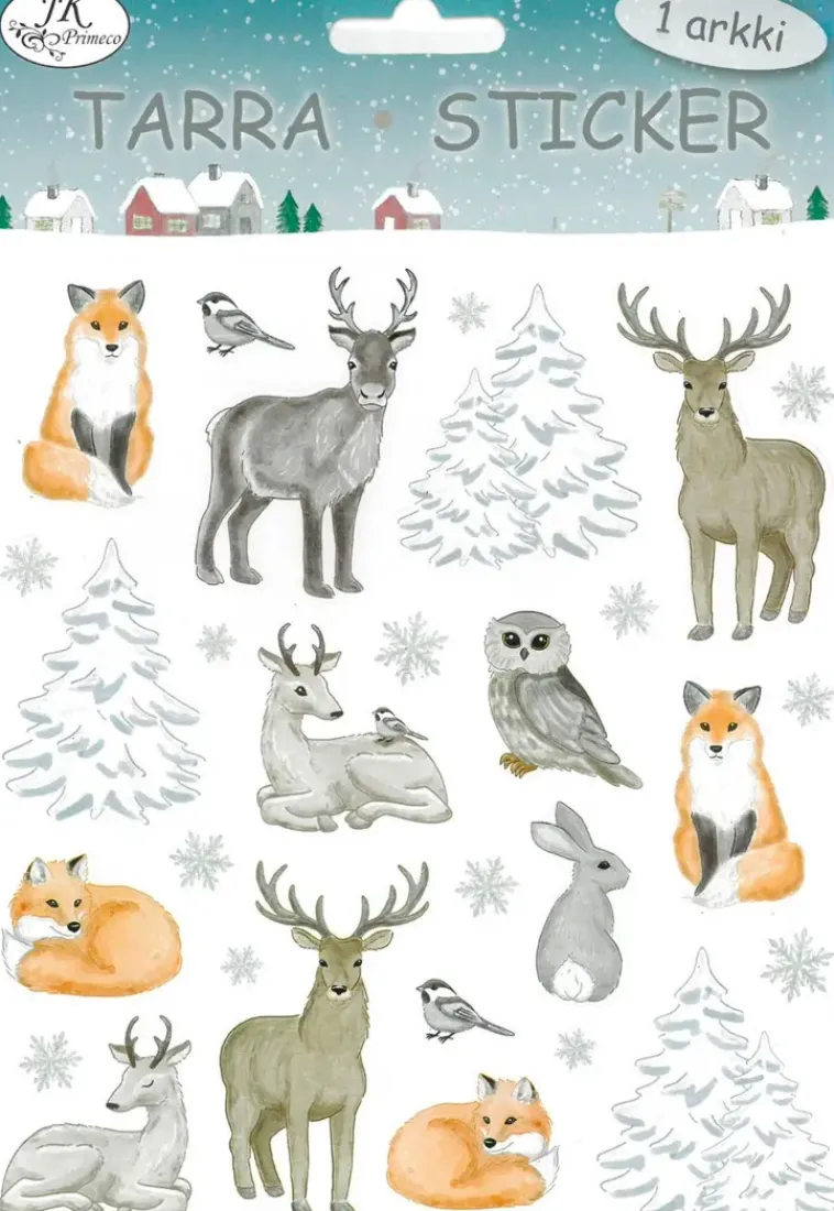 J.K. Primeco Askartelutarvikkeet>Tarra-Arkki Talvimetsa 2