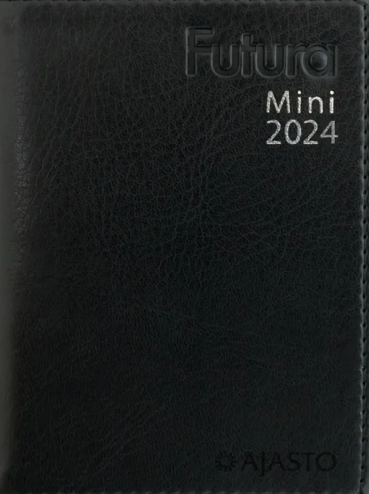 Ajasto Kalenterit>Taskukalenteri Futura Mini, Musta