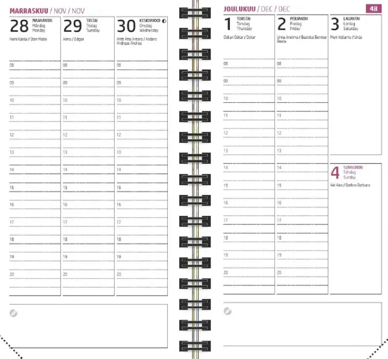 Vallila Kalenterit>Taskukalenteri Keskiyo 2024