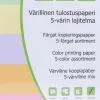 Tee-Hoo Paperitarvikkeet>Teehoo Varillinen Tulostuspaperi A4 250Kpl 5 Varia