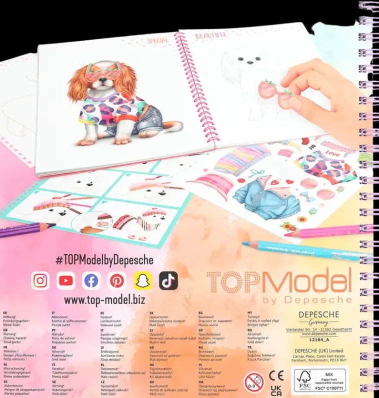 TOPModel Askartelutarvikkeet<Doggy Varityskirja