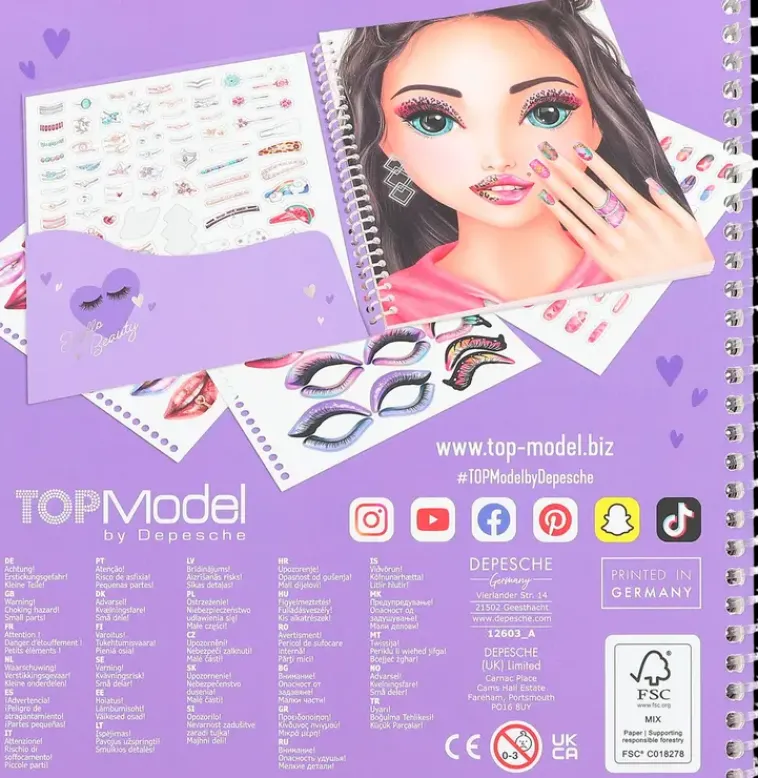 TOPModel Askartelutarvikkeet<Dress Me Up Face Beauty Girl