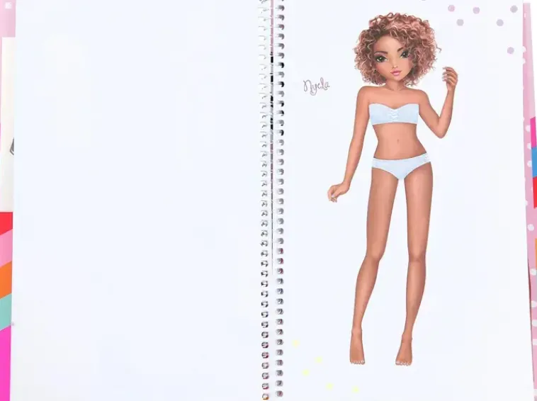 TOPModel Askartelutarvikkeet<Dress Me Up Tarrakirja